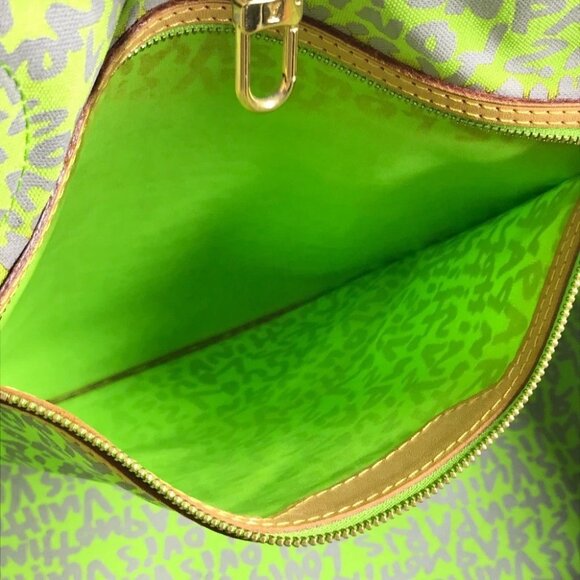 LOUIS VUITTON M93703 Monogram Graffiti Neverfull GM Shoulder Bag Tote Bag - Picture 14 of 16